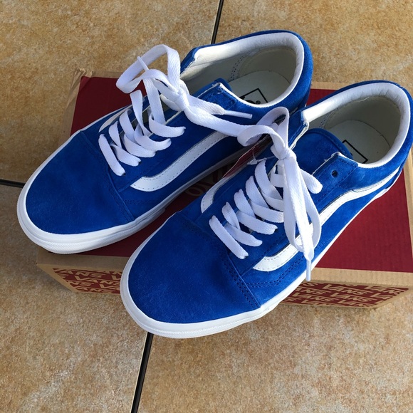 NWT Vans M/5.5 W/7 Princess Blue & True White - Picture 5 of 8